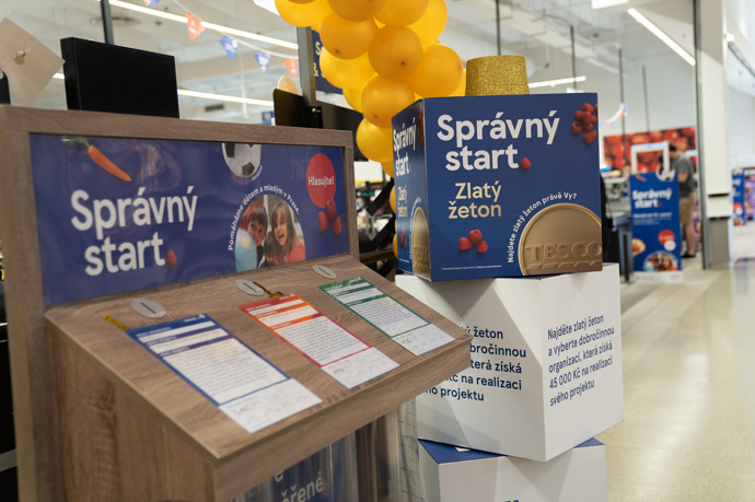Tesco na prodejnách spouští hlasování o 3,15 mil. Kč na podporu dětí a mladých 