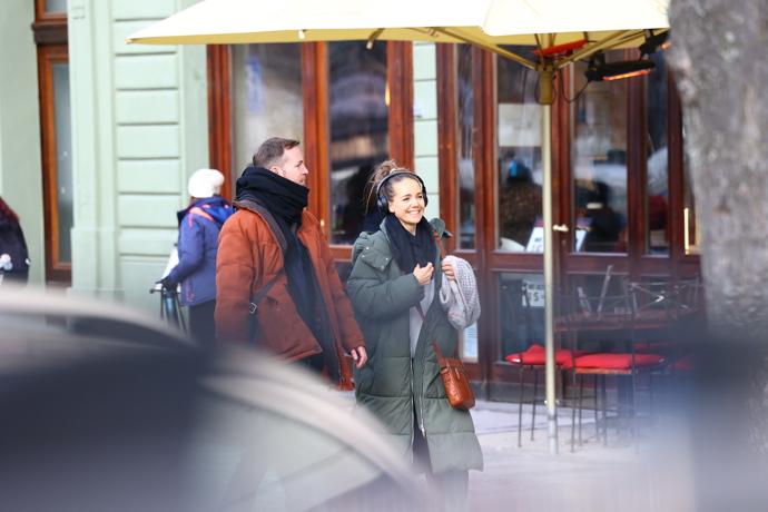 Lucie Vondráčková se po boku Williama Valeriána usmívala od ucha k uchu.