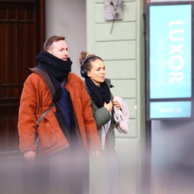 Lucie Vondráčková a William Valerián se cestou zřejmě nenudili. 