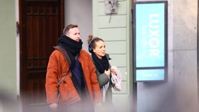 FOTO: Lucie Vondráčková po boku Williama Valeriána.