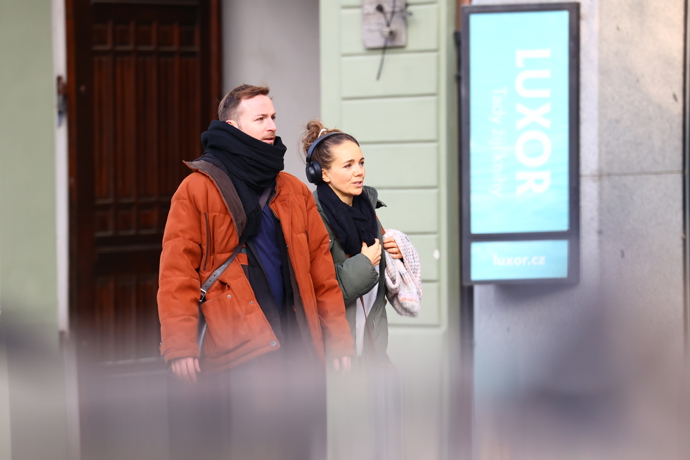 Lucie Vondráčková a William Valerián se cestou zřejmě nenudili. 