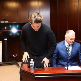 Ondřej Brzobohatý opět stanul před soudem kvůli spolu s Taťánou Kuchařovou.