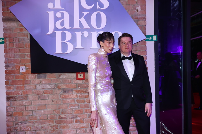 Aneta Vignerová a Petr Kolečko na Plese jako Brno.