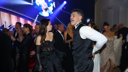 FOTO: Jaromír Jágr s Dominikou Branišovou.