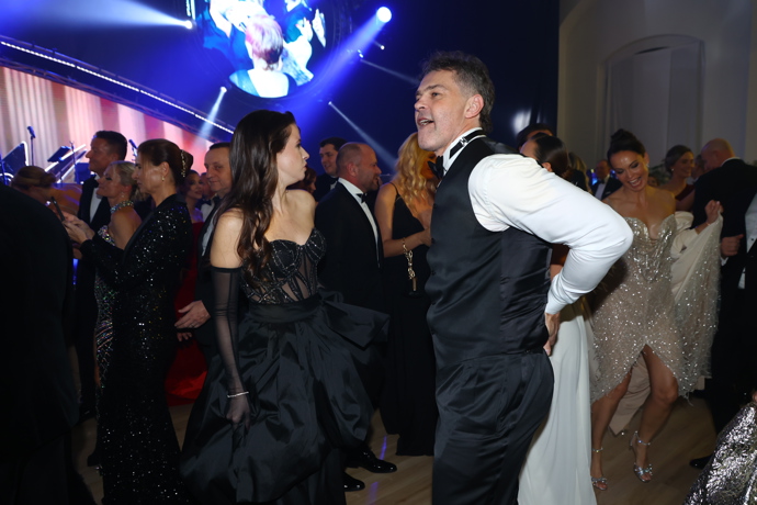 Jaromír Jágr s Dominikou Branišovou.