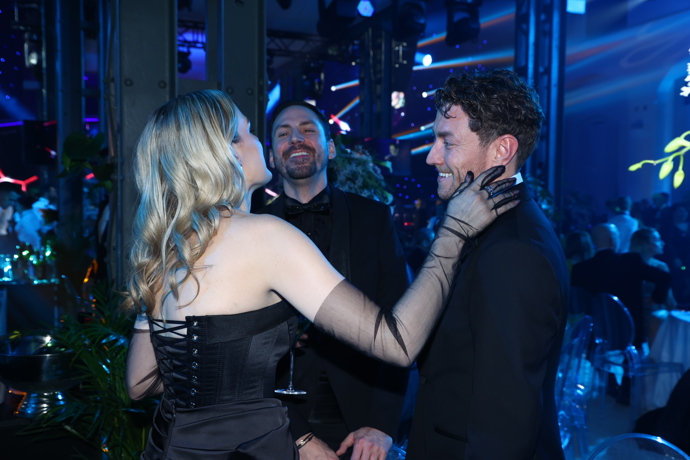 Pavla Vaníčková a Martin Dubovický si Ples jako Brno velmi užívali.