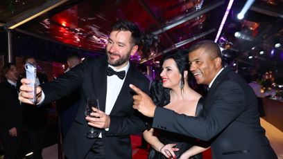 FOTO: Marek Ztracený, Andrea Kalivodová a Rey Koranteng na Plese jako Brno.