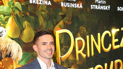 FOTO: Dominik Chabr s úsměvem od ucha k uchu.