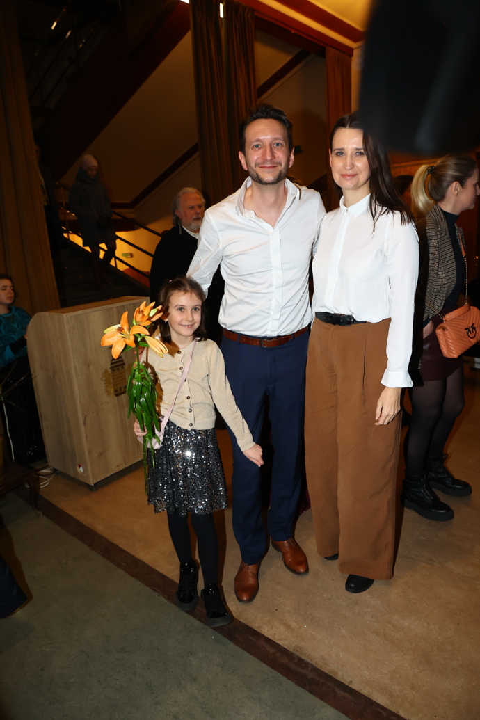 Václav Jílek vyvedl svou partnerku i dceru.