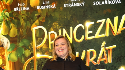 FOTO: Lucie Polišenská v dobré náladě.