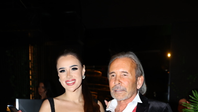 FOTO: Leo Beránek starší po boku Kačenky.