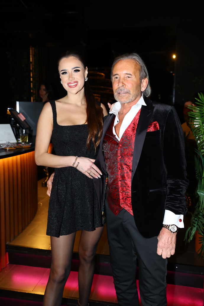 Leo Beránek starší po boku Kačenky.