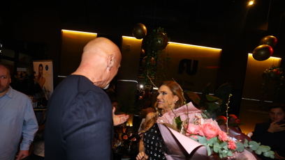 FOTO: Andrea Verešová se vítá s Richardem Chladem.