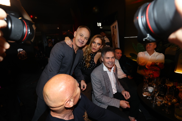 Andrea Verešová, Daniel Volopich a Jaromír Jágr.