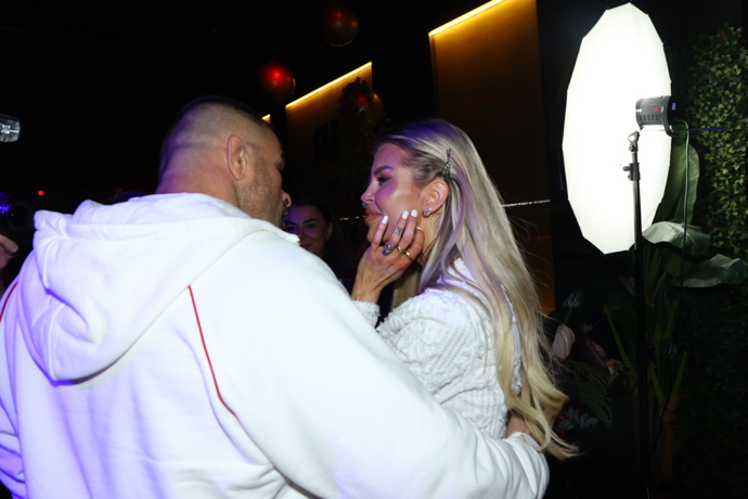 Lela Ceterová a Karlos Vémola během večera.