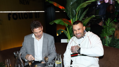 FOTO: Karlos Vémola se skvěle bavil s Jaromírem Jágrem.