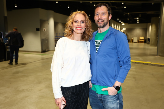 Kristina Kloubková s partnerem Václavem Kunešem. 