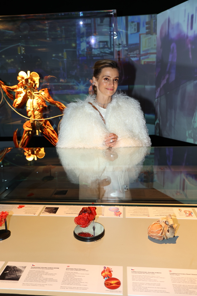 Herečka má postavu snů.