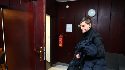 FOTO: Herec a režisér Adam Kraus dorazil na restart svého trestního soudu.