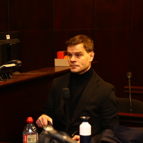 Adam Kraus u soudu.