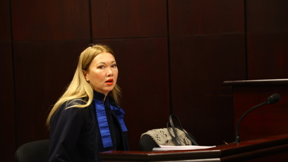 FOTO: Advokátka údajné poškozené Klára Long Slámová.