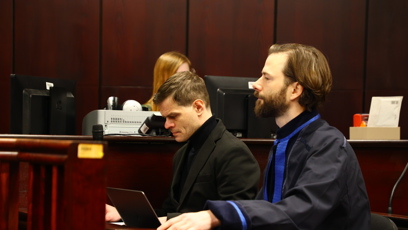 FOTO: Adam Kraus u soudu.