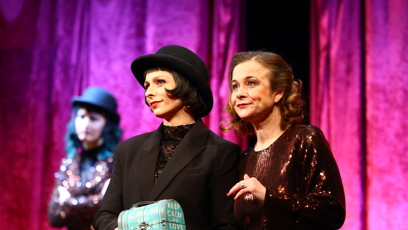 FOTO: Petra Špalková ve hře Opona nahoru.