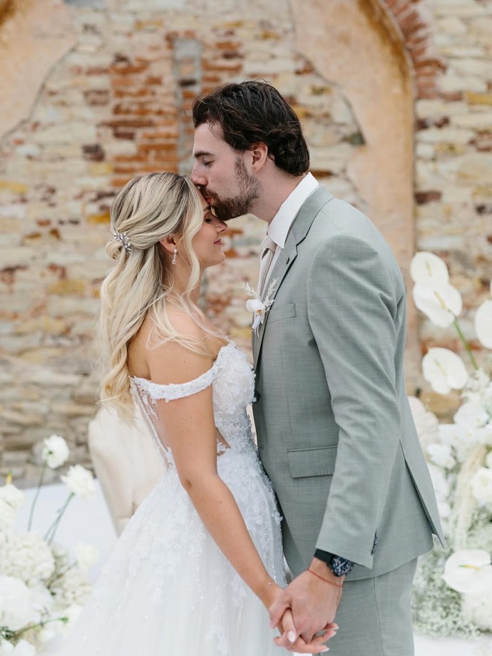 Filip Chytil se svou ženou Nikol.