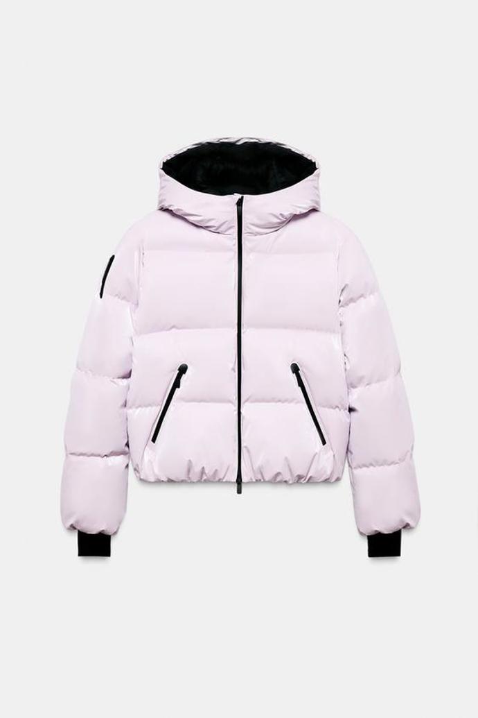 Péřová voděodolná bunda, Zara, 4599 Kč