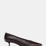 Kožené boty na tenkém podpatku, Zara, 1 299 Kč