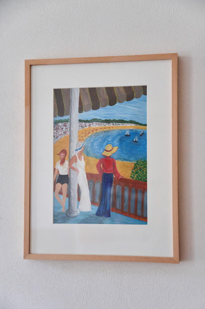 Obraz Petry Černocké, Bára má doma malou galerii.