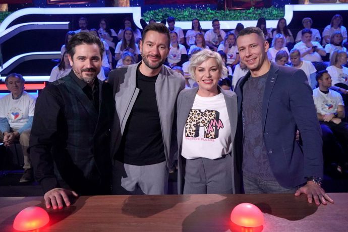 Tým Vojty Kotka bude tvořit zpěvák Marek Ztracený, zpěvačka Martina Pártlová a fotbalista Marek Suchý.