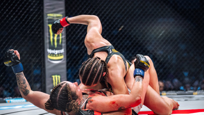 FOTO: Lucie Pudilová a Katharina Lehner na Oktagonu 83.