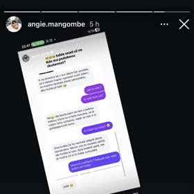 Angie Mangombe se brání.