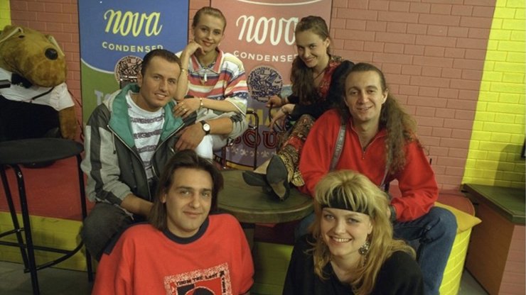 První moderátoři Snídaně s Novou na archivním snímku.