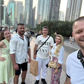 Milan Šátek vyrazil na dovolenou do Dubaje.