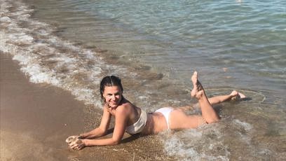 FOTO: Kateřina Smejkalová po svatbě Cinolter má stále skvělou postavu.