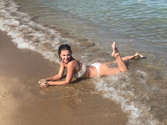 Kateřina Smejkalová po svatbě Cinolter má stále skvělou postavu.