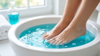 Zapomeňte na pemzu i drahou pedikúru: Tahle modrá věc z koupelny vrací nohám jemnost i po padesátce