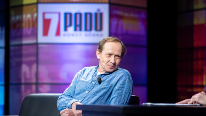 FOTO: Ondřej Malý v talkshow 7 pádů Honzy Dědka.