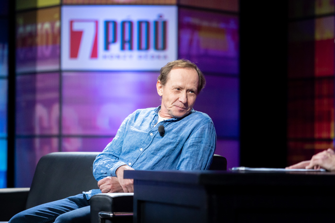 Ondřej Malý v talkshow 7 pádů Honzy Dědka.