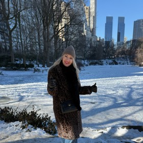 S manželem vyrazili na luxusní a pečlivě naplánovaný výlet přímo do zasněženého New Yorku.