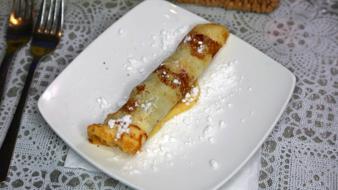 Jako dezert budou palačinky.