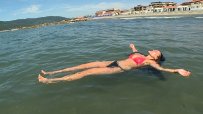 FOTO: Dáša je podruhé u moře.