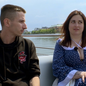 Došlo i na projížďku lodičkami.