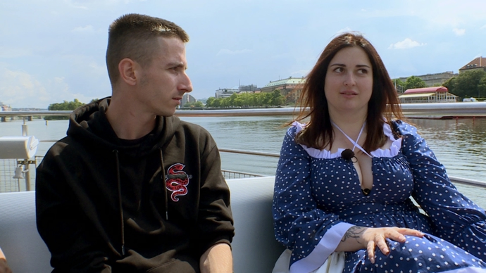 Došlo i na projížďku lodičkami.