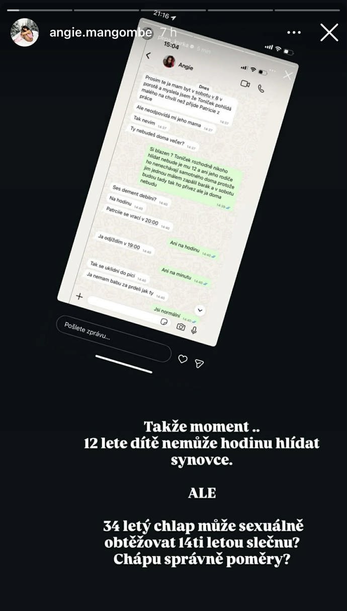 Angie Mangombe střílí ostrými.