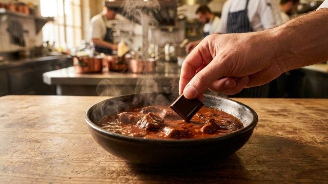 Tmavý a hustý guláš? Zkuste trik šéfkuchařů s čokoládou