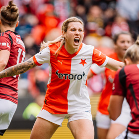 Fotbalistka Kateřina Svitková je čtyřnásobnou českou Fotbalistkou roku. 