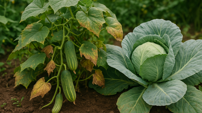 Co nesázet vedle okurek: Nejhorší sousedé na záhoně